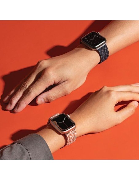 UNIQ Aspen pintas dirželis, skirtas Apple Watch 1/ 2/ 3/ 4/ 5/ 6/ 7/ 8/ SE/ SE2 40/ 38/ 41mm – rožinė UNIQ Aspen pintas dirželis, skirtas Apple Watch 1/ 2/ 3/ 4/ 5/ 6/ 7/ 8/ SE/ SE2 40/ 38/ 41mm – rožinė