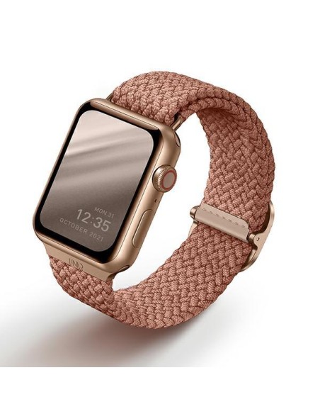 UNIQ Aspen pintas dirželis, skirtas Apple Watch 1/ 2/ 3/ 4/ 5/ 6/ 7/ 8/ SE/ SE2 44/ 42/ 45mm – rožinė UNIQ Aspen pintas dirželis, skirtas Apple Watch 1/ 2/ 3/ 4/ 5/ 6/ 7/ 8/ SE/ SE2 44/ 42/ 45mm – rožinė