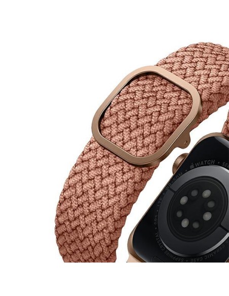 UNIQ Aspen pintas dirželis, skirtas Apple Watch 1/ 2/ 3/ 4/ 5/ 6/ 7/ 8/ SE/ SE2 44/ 42/ 45mm – rožinė UNIQ Aspen pintas dirželis, skirtas Apple Watch 1/ 2/ 3/ 4/ 5/ 6/ 7/ 8/ SE/ SE2 44/ 42/ 45mm – rožinė