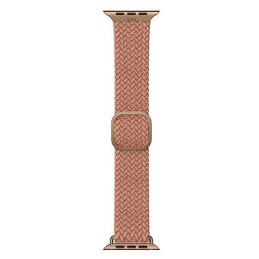 UNIQ Aspen pintas dirželis, skirtas Apple Watch 1/ 2/ 3/ 4/ 5/ 6/ 7/ 8/ SE/ SE2 44/ 42/ 45mm – rožinė