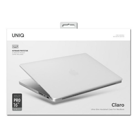 Uniq Claro dėklas skirtas MacBook Pro 16& 39 & 39 (2021) – skaidrus Uniq Claro dėklas skirtas MacBook Pro 16& 39 & 39 (2021) – skaidrus