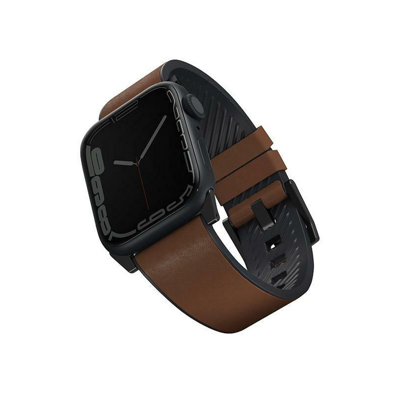 UNIQ Straden odinis hibridinis dirželis, skirtas Apple Watch 1/ 2/ 3/ 4/ 5/ 6/ 7/ 8/ SE/ SE2/ Ultra 42/ 44/ 45/ 49mm – r... UNIQ Straden odinis hibridinis dirželis, skirtas Apple Watch 1/ 2/ 3/ 4/ 5/ 6/ 7/ 8/ SE/ SE2/ Ultra 42/ 44/ 45/ 49mm – r...