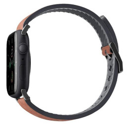 UNIQ Straden odinis hibridinis dirželis, skirtas Apple Watch 1/ 2/ 3/ 4/ 5/ 6/ 7/ 8/ SE/ SE2/ Ultra 42/ 44/ 45/ 49mm – r...