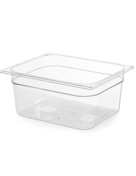 Skaidrus polikarbonatinis GN konteineris GN 1/2 H 100 mm - Hendi 861424