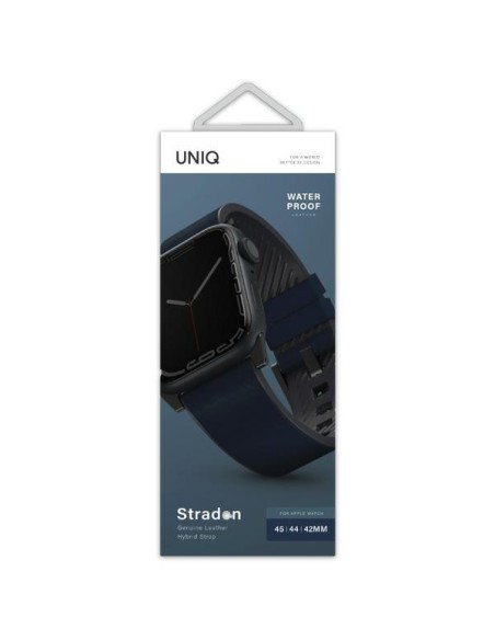 UNIQ Straden odinis hibridinis dirželis, skirtas Apple Watch 1/ 2/ 3/ 4/ 5/ 6/ 7/ 8/ SE/ SE2/ Ultra 42/ 44/ 45/ 49mm – m... UNIQ Straden odinis hibridinis dirželis, skirtas Apple Watch 1/ 2/ 3/ 4/ 5/ 6/ 7/ 8/ SE/ SE2/ Ultra 42/ 44/ 45/ 49mm – m...