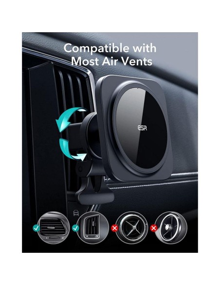 ESR Halolock Magnetinis magnetinis laikiklis su MagSafe orlaidei - juodas ESR Halolock Magnetinis magnetinis laikiklis su MagSafe orlaidei - juodas