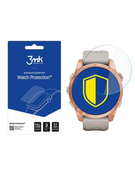 3mk Watch Protection™ hibridinis stiklas v. FlexibleGlass Lite ant Garmin Fenix 7s 3mk Watch Protection™ hibridinis stiklas v. FlexibleGlass Lite ant Garmin Fenix 7s
