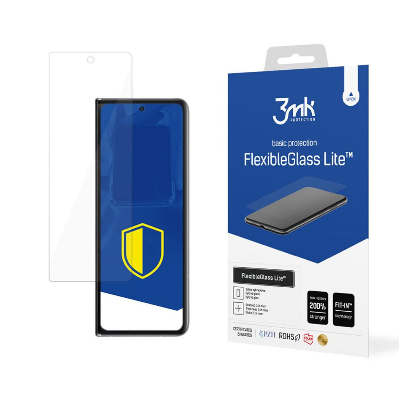 3mk FlexibleGlass Lite™ hibridinis stiklas, skirtas Samsung Galaxy Z Fold 2 5G