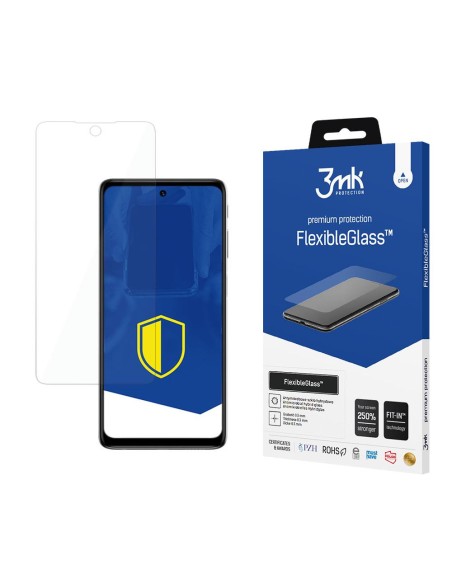 3mk FlexibleGlass™ hibridinis stiklas, skirtas Motorola Moto G51 5G 3mk FlexibleGlass™ hibridinis stiklas, skirtas Motorola Moto G51 5G
