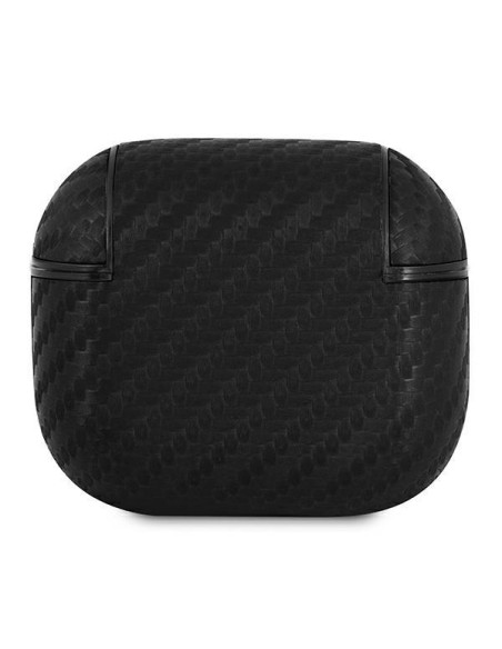 BMW PU Carbon M Collection dėklas, skirtas AirPods 3 - juodas BMW PU Carbon M Collection dėklas, skirtas AirPods 3 - juodas