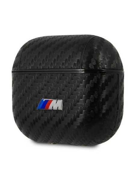 BMW PU Carbon M Collection dėklas, skirtas AirPods 3 - juodas BMW PU Carbon M Collection dėklas, skirtas AirPods 3 - juodas