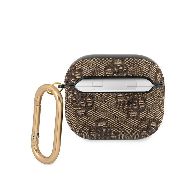 Guess GUA34GSMW AirPods 3 dangtelis rudas/ rudas 4G Script Metal Collection