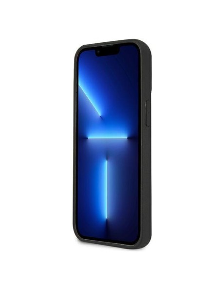 Karl Lagerfeld 3D Guminis Karl& 39 s Head dėklas, skirtas iPhone 13 Pro / iPhone 13 - juodas