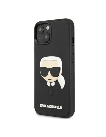 Karl Lagerfeld 3D Rubber Karl& 39 s Head dėklas iPhone 13 mini - juodas Karl Lagerfeld 3D Rubber Karl& 39 s Head dėklas iPhone 13 mini - juodas