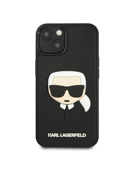 Karl Lagerfeld 3D Rubber Karl& 39 s Head dėklas iPhone 13 mini - juodas Karl Lagerfeld 3D Rubber Karl& 39 s Head dėklas iPhone 13 mini - juodas