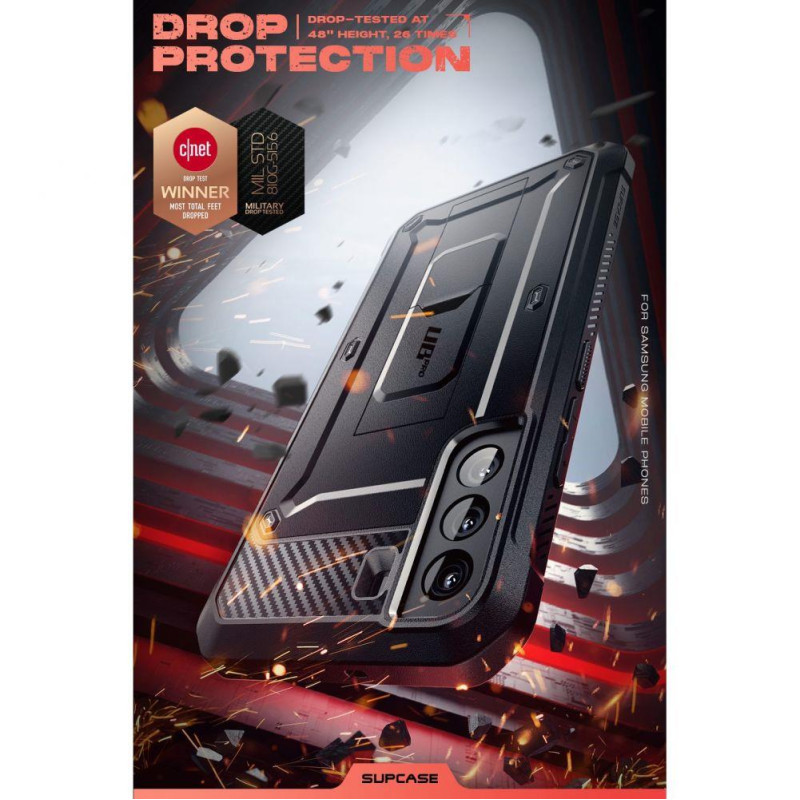 Unicorn Beetle Pro Supcase dėklas Samsung Galaxy S22 - juodas