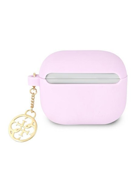 Guess Charm 4G Collection dėklas, skirtas AirPods 3 – violetinis Guess Charm 4G Collection dėklas, skirtas AirPods 3 – violetinis