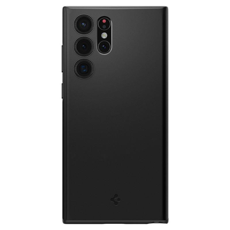 Spigen Thin Fit dėklas, skirtas Samsung Galaxy S22 Ultra - juodas