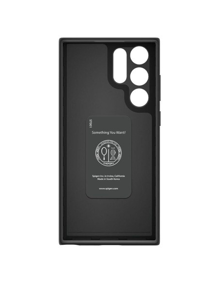 Spigen Thin Fit dėklas, skirtas Samsung Galaxy S22 Ultra - juodas