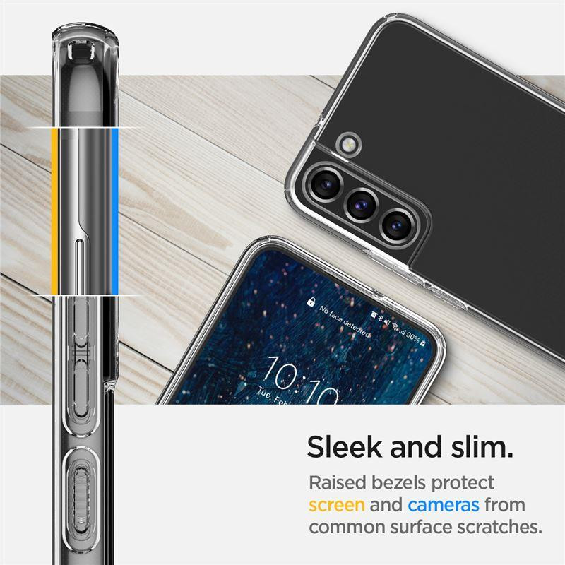 Spigen Skystųjų kristalų dėklas Samsung Galaxy S22 - skaidrus Spigen Skystųjų kristalų dėklas Samsung Galaxy S22 - skaidrus