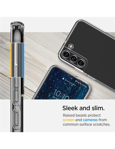 Spigen Skystųjų kristalų dėklas, skirtas Samsung Galaxy S22+ - skaidrus Spigen Skystųjų kristalų dėklas, skirtas Samsung Galaxy S22+ - skaidrus