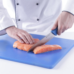 Virtuvinis žuvies peilis HACCP 385mm - mėlynas - HENDI 842744