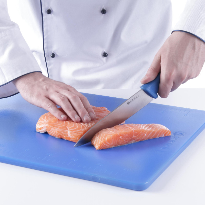 Virtuvinis žuvies peilis HACCP 385mm - mėlynas - HENDI 842744