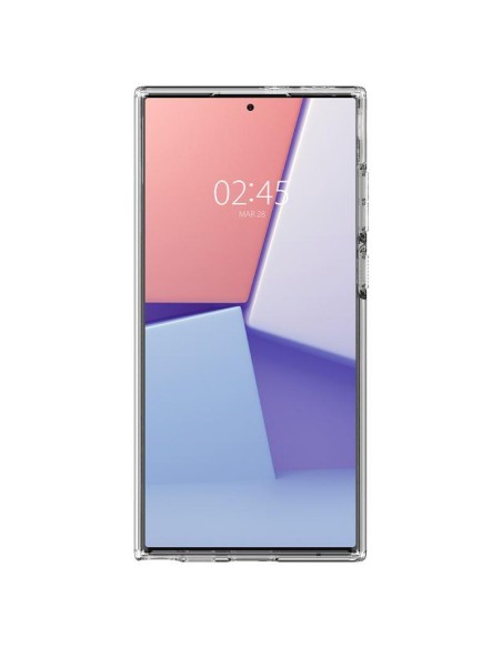 Spigen Skystųjų kristalų dėklas, skirtas Samsung Galaxy S22 Ultra - skaidrus
