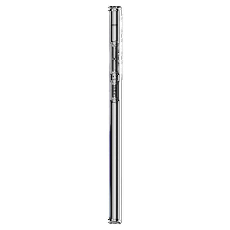Spigen Skystųjų kristalų dėklas, skirtas Samsung Galaxy S22 Ultra - skaidrus