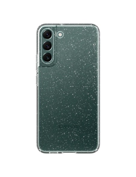 Spigen Skystųjų kristalų dėklas Samsung Galaxy S22 - skaidrus ir blizgantis Spigen Skystųjų kristalų dėklas Samsung Galaxy S22 - skaidrus ir blizgantis