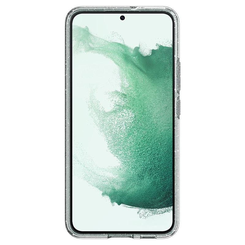 Spigen Skystųjų kristalų dėklas Samsung Galaxy S22 - skaidrus ir blizgantis