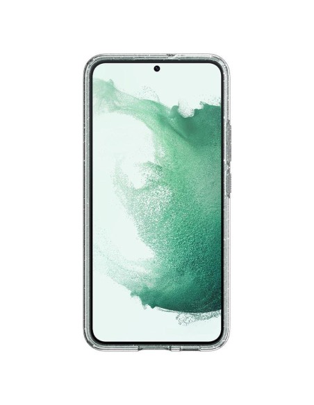Spigen Skystųjų kristalų dėklas Samsung Galaxy S22 - skaidrus ir blizgantis Spigen Skystųjų kristalų dėklas Samsung Galaxy S22 - skaidrus ir blizgantis