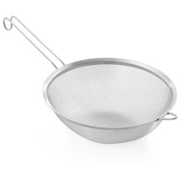 Nerūdijančio plieno koštuvas virtuvės sietelis tankus sk. 250 mm - HENDI 638903
