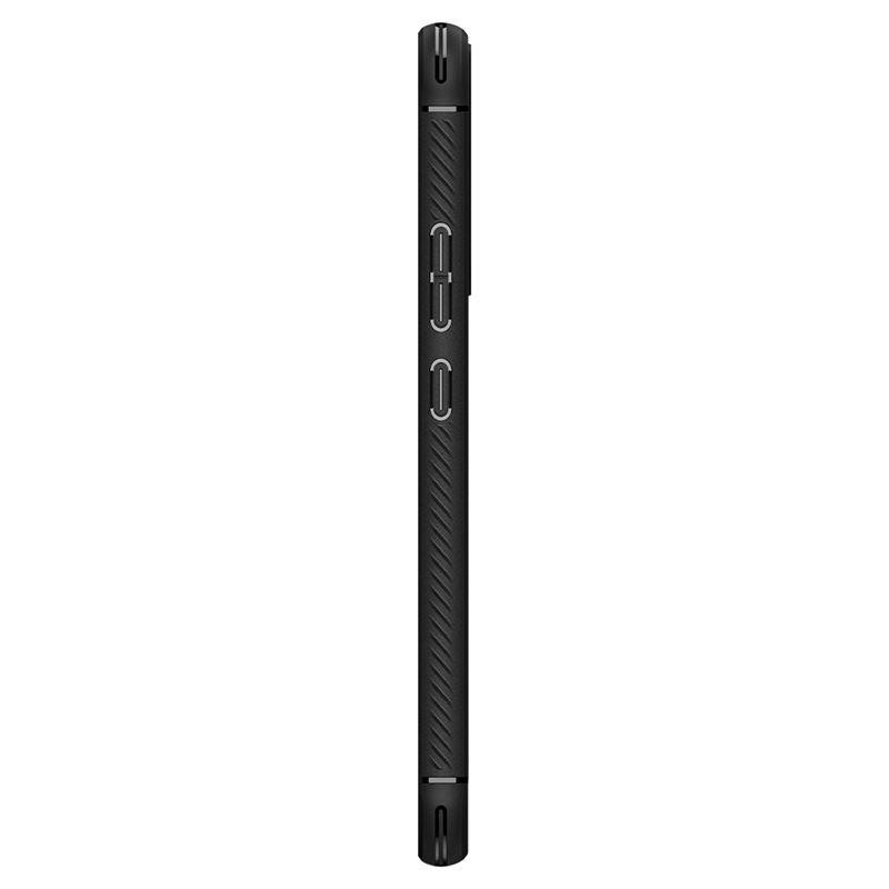 Spigen Rugged Armor dėklas, skirtas Samsung Galaxy S22 - matinė juoda
