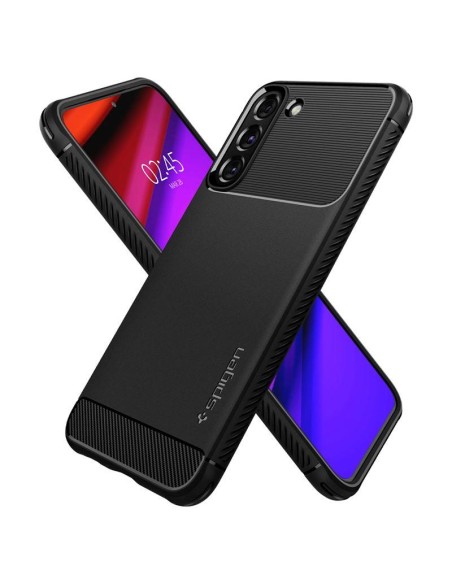 Spigen Rugged Armor dėklas, skirtas Samsung Galaxy S22 - matinė juoda Spigen Rugged Armor dėklas, skirtas Samsung Galaxy S22 - matinė juoda