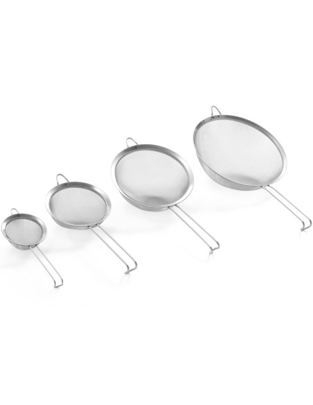 Nerūdijančio plieno koštuvas virtuvės sietelis tankus sk. 250 mm - HENDI 638903 Nerūdijančio plieno koštuvas virtuvės sietelis tankus sk. 250 mm - HENDI 638903