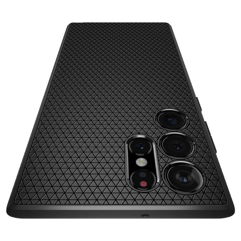 Spigen Liquid Air dėklas, skirtas Samsung Galaxy S22 Ultra - matinė juoda
