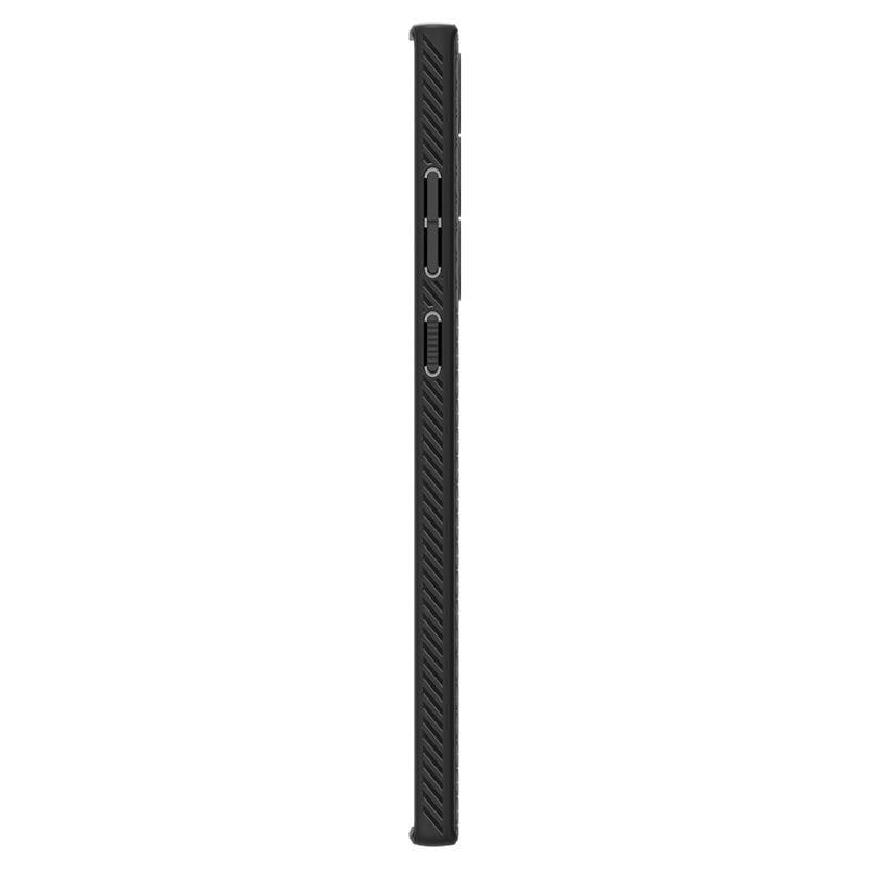 Spigen Liquid Air dėklas, skirtas Samsung Galaxy S22 Ultra - matinė juoda