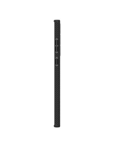Spigen Liquid Air dėklas, skirtas Samsung Galaxy S22 Ultra - matinė juoda Spigen Liquid Air dėklas, skirtas Samsung Galaxy S22 Ultra - matinė juoda