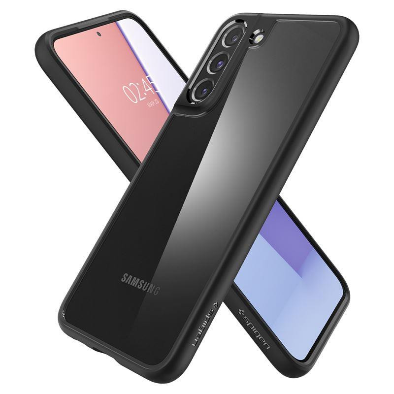 Spigen Ultra Hybrid dėklas, skirtas Samsung Galaxy S22 - matinė juoda
