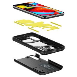 Spigen Tough Armor dėklas Samsung Galaxy S22 - juodas