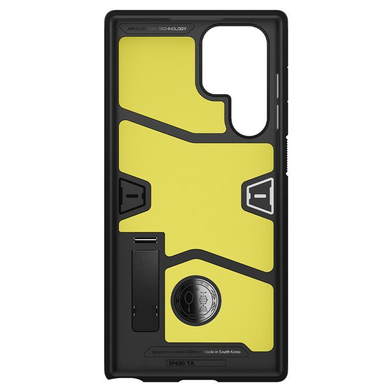 Spigen Tough Armor dėklas Samsung Galaxy S22 Ultra - juodas