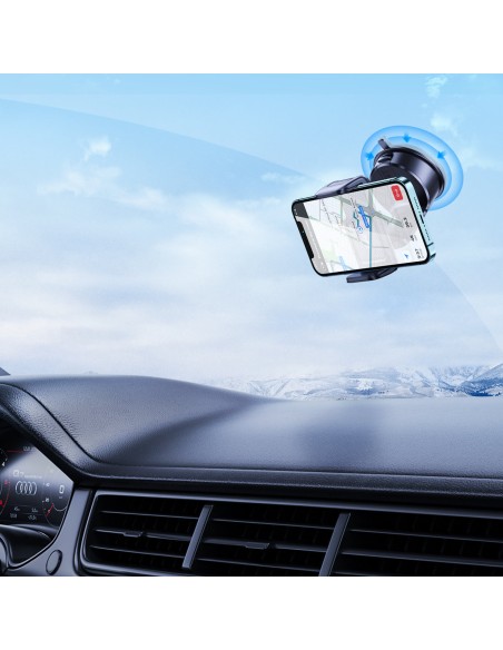 Automobilio telefono laikiklis išmaniojo telefono kabinos prietaisų skydelis juodas Automobilio telefono laikiklis išmaniojo telefono kabinos prietaisų skydelis juodas
