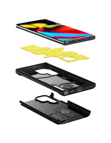 Spigen Tough Armor dėklas Samsung Galaxy S22 Ultra - juodas Spigen Tough Armor dėklas Samsung Galaxy S22 Ultra - juodas