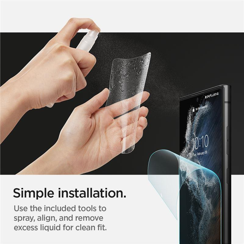 Spigen Neo Flex hidrogelinė plėvelė Samsung Galaxy S22 Ultra - 2 vnt.