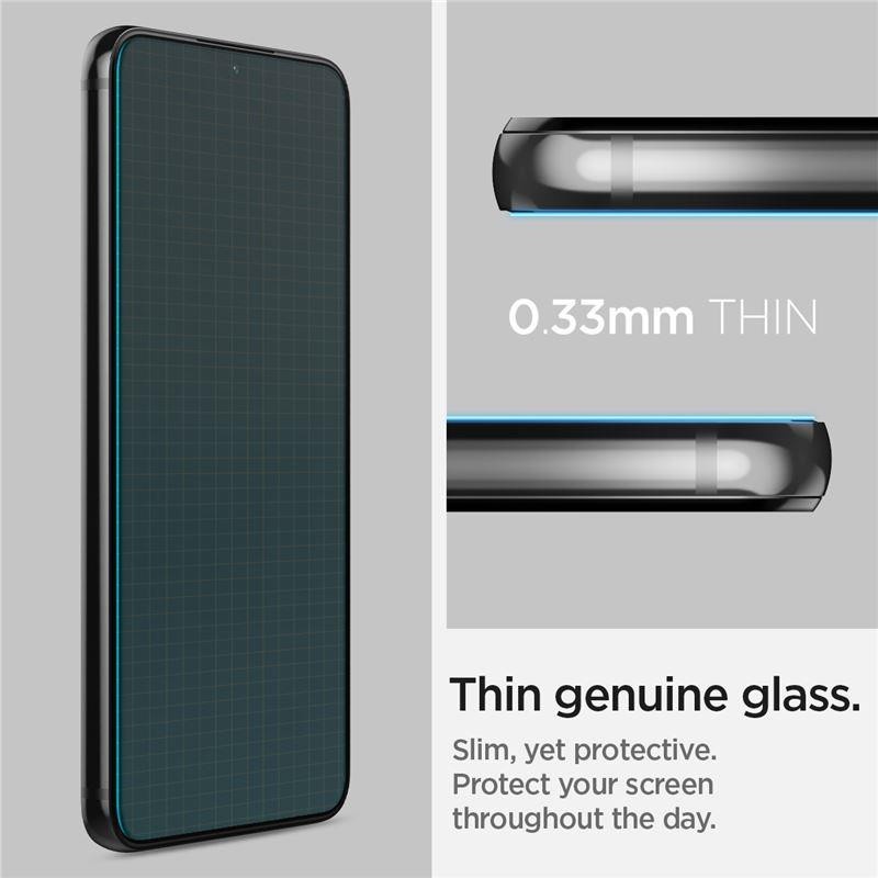 Spigen Glas.tR EZ Fit grūdintas stiklas Samsung Galaxy S22+ - 2 vnt.