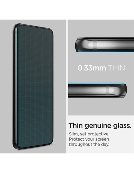 Spigen Glas.tR EZ Fit grūdintas stiklas Samsung Galaxy S22+ - 2 vnt. Spigen Glas.tR EZ Fit grūdintas stiklas Samsung Galaxy S22+ - 2 vnt.
