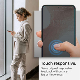 Spigen Glas.tR EZ Fit grūdintas stiklas Samsung Galaxy S22 - 2 vnt.