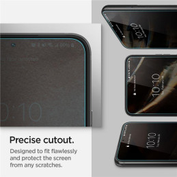 Spigen Glas.tR EZ Fit grūdintas stiklas Samsung Galaxy S22 - 2 vnt.