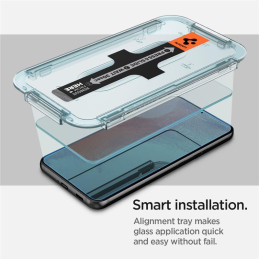 Spigen Glas.tR EZ Fit grūdintas stiklas Samsung Galaxy S22 - 2 vnt.